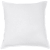 Coussin en lin lavé blanc 60x60
